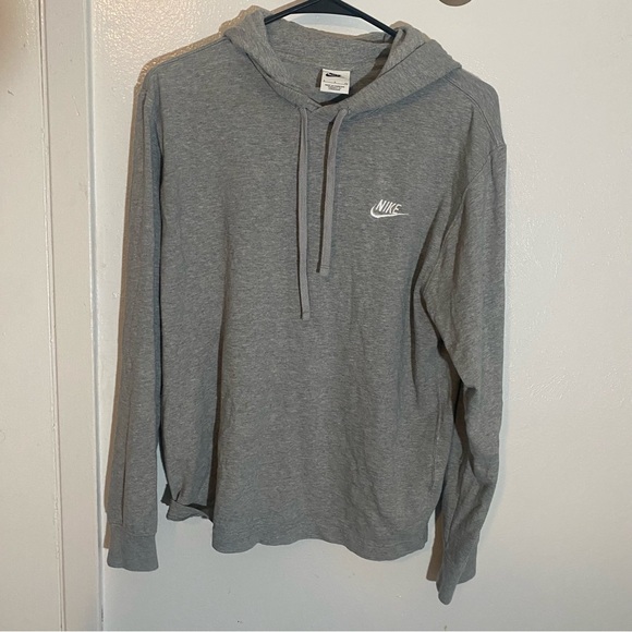 Nike Gray Sweatshirt Hoodie Casual Wear - Picture 1 of 6